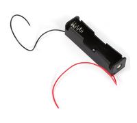 Fdit Portable Battery Storage Box Holder Clamp/Holder Design 3.7V Compact Battery Case for Batteries 5pcs Black 2.99x0.83x0.79inch Home or Office Use