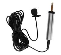 Fdit Portable Wired Microphone, on Condenser Mic with 360 Degree Rotating, 5m Cable for Guitar, Sax, Trumpet Video Conference and Podcast