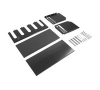 Fdit Power Tool Organizer 5 Slot Wall Mount for Electric Drill Storage