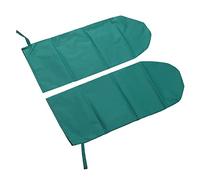 Fdit Precision Sliding Patient Transfer Gloves for Easy Patient Return and Reposition, Wear-resistant and Breathable Nylon Material, 2 Pack, Green