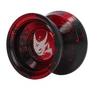 Fdit Premium Aluminum Alloy Yoyo Toy, High Performance Yoyo Ball with Unique Pattern, Great Stability, Physical Coordination Development, Birthday Children (Red)