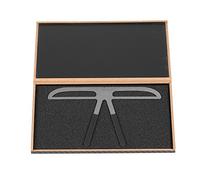 Fdit Professional Eyebrow Formatting Model Perfectly Measure the Tool for Straight Eyebrows, or Lady Adapted to Everyone in Stainless Steel (#2)