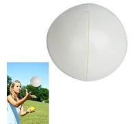 Fdit PU Juggling Ball Set Soft and Smooth Props and Fun Toys for Eye-Hand Coordination 3 Pcs Juggling Balls for Clowns and Performers Red, Yellow, Blue, White (White)