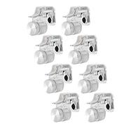 Fdit PUBG Mobile Game Controller, 8 Pcs R11 Four Six Fingers Assistant Button Mobile Shooting Trigger Controller for Smartphones (Silver)