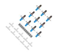 Fdit Rabbit Drinker Nipple Waterer Durable Double Spring for Rabbit Drinking Water Tool, 10PCS for Pets Stainless Steel