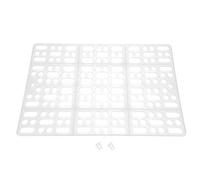 Fdit Rabbit Guinea Pig Hamster Cage Health Mat Small Pet Animal Easy Clean Nest Pad Cage Hole Mat Prevent Pet Skin Disease(White)