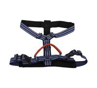 Fdit Reflective Dog Harness with Handle, Escape Proof No Pull Adjustable Nylon Vest with Dual Leather Panels for Training and Walking (M)