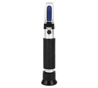 Fdit Refractometer Concentration Measurement Device Precise Hand Tool 0-10% for The Brix Test Sugar Test, Aluminum, for a Wide Range of Applications