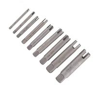 Fdit Rigorously Tested Quality Tap Extractor Set, Works to Remove Stripped, Rusted, Broken or Screws and Bolts (9cs Set)