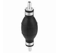 Fdit Rubber Line Pump, Durable Hand Bulb Pump for Sea Boats, Great Suction Power for Fast Oil, Slip Numbers, Adapts to Most Engines, Black, Black (10mm)