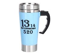 Fdit Self Stirring Mug，500ml Stainless Steel Automatic Electric Coffee Mixing Cup Self-Stirring Smart Milk Cup for Morning Office Travelling(1#)