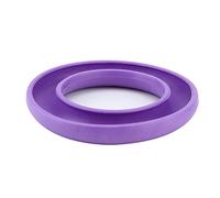 Fdit Sewing Bobbin Organizer Box, Premium Silicone Holder for Metal Plastic Bobbins Free Thread Storage Portable Craft Organizer (Purple)