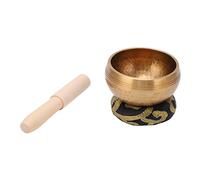 Fdit Singing Bowl, Hand Hammered Red Copper Bowl with Peach Wood Cushion, Peaceful Voice for Relaxation, Meditation and Yoga