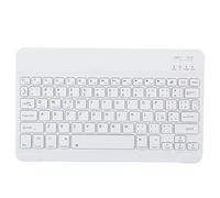 Fdit Slim Portable Wireless Bluetooth 3.0 Keyboard 10 inch, USB Charging 180 mAh Battery, for Android/OS X/Windows Systems(Spanish keyboard)
