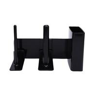 Fdit Slushie Machine Cup Organizer for FS299 FS300 FS301 Models, Plastic Material, for Commercial Use (Black)