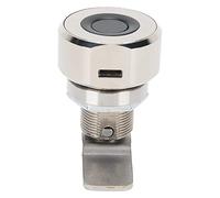 Fdit Smart Fingerprint Drawer Lock, Easy to Operate with Semiconductor Live Fingerprint Sensor for Cabinet Doors Drawers, 3.7V Rechargeable Lithium Battery Built in