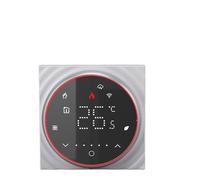 Fdit Smart Programmable WiFi Thermostat with Voice Control and App Compatibility for Alexa Home, 5+1+1 Programmable Weekly Schedule for Boiler Heating AC 95V to 240V (Black)