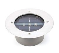 Fdit Solar Ground Lights LED Solar Powered Underground Buried Light Lamp Way Road Garden Decking Light Pathway Yard Waterproof in-Ground Lights Outdoor Solar Lights