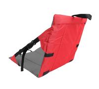 Fdit Stadium Chair, Lightweight Folding Cushion Seat with Back Support for Bleachers Bench Concert Festival and Outdoor Fishing Camping Activities (Red)