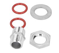 Fdit Stainless Steel Bulkhead Kit for Homebrew Kettle Fermentation