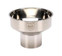 Fdit Stainless Steel Funnel, Rust Proof Wide Mouth Funnel Metal Kitchen Bottle Filling Tool with Handle for Pouring Liquids Oils (Lower Opening 8CM)