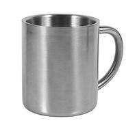 Fdit Stainless Steel Mug, Double Wall Insulated Travel Coffee Tea Cup with Comfortable Handle, Lightweight Portable for Camping Outdoor Students