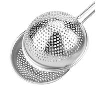 Fdit Stainless Steel Tea Infuser, Retractable Long Handle Food Grade 304 Tea Ball Strainer with 18cm Handle for Loose Leaf Green Black Pu'er Scented