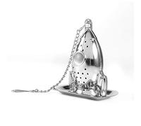 Fdit Stainless Steel Tea Infuser, Shape Loose Leaf Tea Strainer with Easy Open Button and Drip Tray, for Coffee Kitchen Office