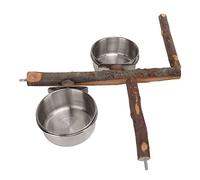 Fdit Stainless Steel Wood Pure Food Food Advice for the Exercise of the Birds of Material (L for Size 41-47)