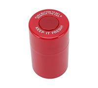 Fdit Stash Box, Impact Proof Airtight Plastic Storage Container with Humidity Control, for Coffee Tea Snacks, 2.47oz 60x60x102mm (Red)
