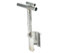 Fdit Sturdy Alloy Flower Bulb Planter, Efficient For Planting And Transplanting in the garden. Portable Alloy Soil Sampler For Weeding And Transplanting