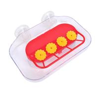 Fdit Suction Cup Window Bird Feeder, Refillable Clear Plastic Water Drinker with Strong Suction Cups for Birdwatching and Attracting Bird