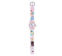 Fdit Super Cute Watch for Kids, 3D Cartoon Style, Clear Scale, Rich Colors, Watch for Girls, Boys and Girls, Help Develop Good Habits, (Pink)