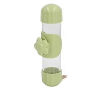 Fdit Suspended Bird Cage Water Feeder Proof Water Dispenser for Small Medium Large Parrots and Chinchillas, Appropriate Capacity, Striking Pin Design, Anti Tipping Material Acrylic ABS (Green)