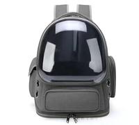 Fdit Transparent Ventilated Pet Carrier Backpack, Foldable Oxford Mesh Breathable with Soft Cushion Pet Carrier for Under 15lbs Cat Outdoor Transport