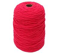 Fdit Tufting Yarn, 437yd Long 0.2in Wide Soft Cotton Polyester Shrink Resistant Rug Making Yarn, with Carpet Tufting Tool and Weaving Machine, for Handicraft Weaving Rugs Carpets