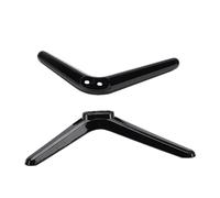 Fdit TV Base Stand, Stand Legs with Non Slip Pads, No Drilling Plastic Tabletop TV Mount for Home Entertainment Center Living Room