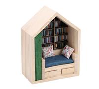 Fdit Unique Handcrafted Anxiety Bookshelf Calming Home Decor Stress Reliever Pine Wood