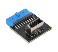 Fdit USB 3.0 to Type E Adapter for Desktop PC, 19Pin to 20Pin Converter, Supports XP/7/8/10 (32/64-bit) and Linux, Part Number: Fdit5xtchoawen833