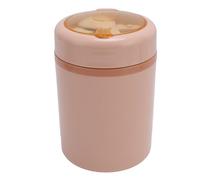Fdit USB Electric Lunch Box Food Warmer 60°C Constant Temp Leakproof 600ml, Versatile Cooking Portable Food Warmer for Daily Commutes (Pink)