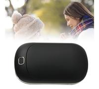 Fdit USB Rechargeable Hand Warmer Charger Portable Power Bank for Men - Miniature Design 1 X Hand Warmer (Black)