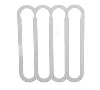 Fdit Wall Capsule Holder Compatible For VertuoLine Capsule Pods Vertically Horizontally Mounted on Walls or Under Cabinets Coffee Capsule Rack Storage (White)