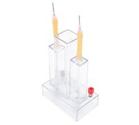 Fdit Water Electrolysis Kit, Transparent Container with Built in Glass Beads for Efficient Gas Venting, Science Classroom Demonstration Tool for School Education