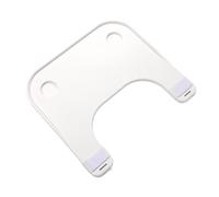 Fdit Wheelchair Tray Table Detachable Wheelchair Dining Table Board Thickened Desk Tray with Easy Fold Carry for Elderly Disabled Home Use (White)