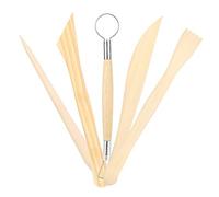 Fdit Wood Tools for Clay Sculptures Sustainable Sculpture and Set of Models, Suitable for Projects and Artistic, 2 Sets of Ceramic Cutting Tools for Craft Lovers