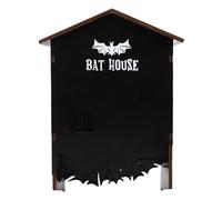 Fdit Wooden Bat House, 3 Chamber, Large Cedar Wood Box for Outdoor, Weatherproof Shelter for Small Bats, Easy to Install with Screws, Ideal for House, Trees