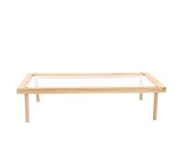 Fdit Wooden Food Dryer Stand, Space Saving Multipurpose Rack with Beech Wood Rods for Dehydrating Fruit Vegetable Flower Specimens