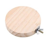 Fdit Wooden Platform Hamsters Chinchillas Toys Parrot Stand Cage Springboard for Small Animals Pets