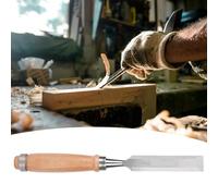 Fdit Woodworking Tool Chrome Vanadium Alloy -Steel Chisel with 20 Mm Wide, Ergonomic Handle, Durable Construction