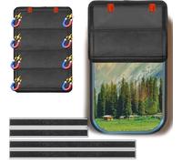 FDKJEJC Rv Door Window Shade Cover, Rv Blackout Curtains with Uv Protection, New Model Foldable Rv Blackout Window, Cover Camper Door Window Shade(Magnetic Version)